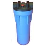 Pentek 158598 1/4" 3G Slim Line 10" Blue Housing