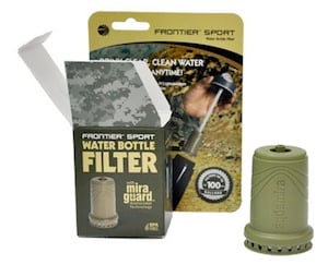 Aquamira Frontier Sport Bottle Filter (Military)