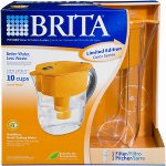 Brita Grand Water Pitcher Filter - Orange