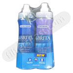 Blue & Violet Brita Water Bottles with Filters 2PK