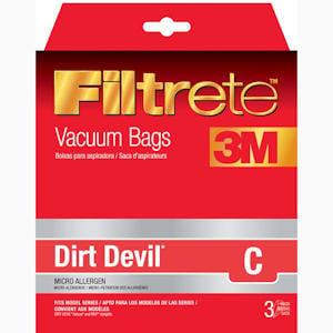 Dirt Devil C Vacuum Bags by 3M Filtrete 3-Pack