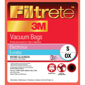 Electrolux S Vacuum Bags / Eureka OX Vacuum Bags 3-Pack