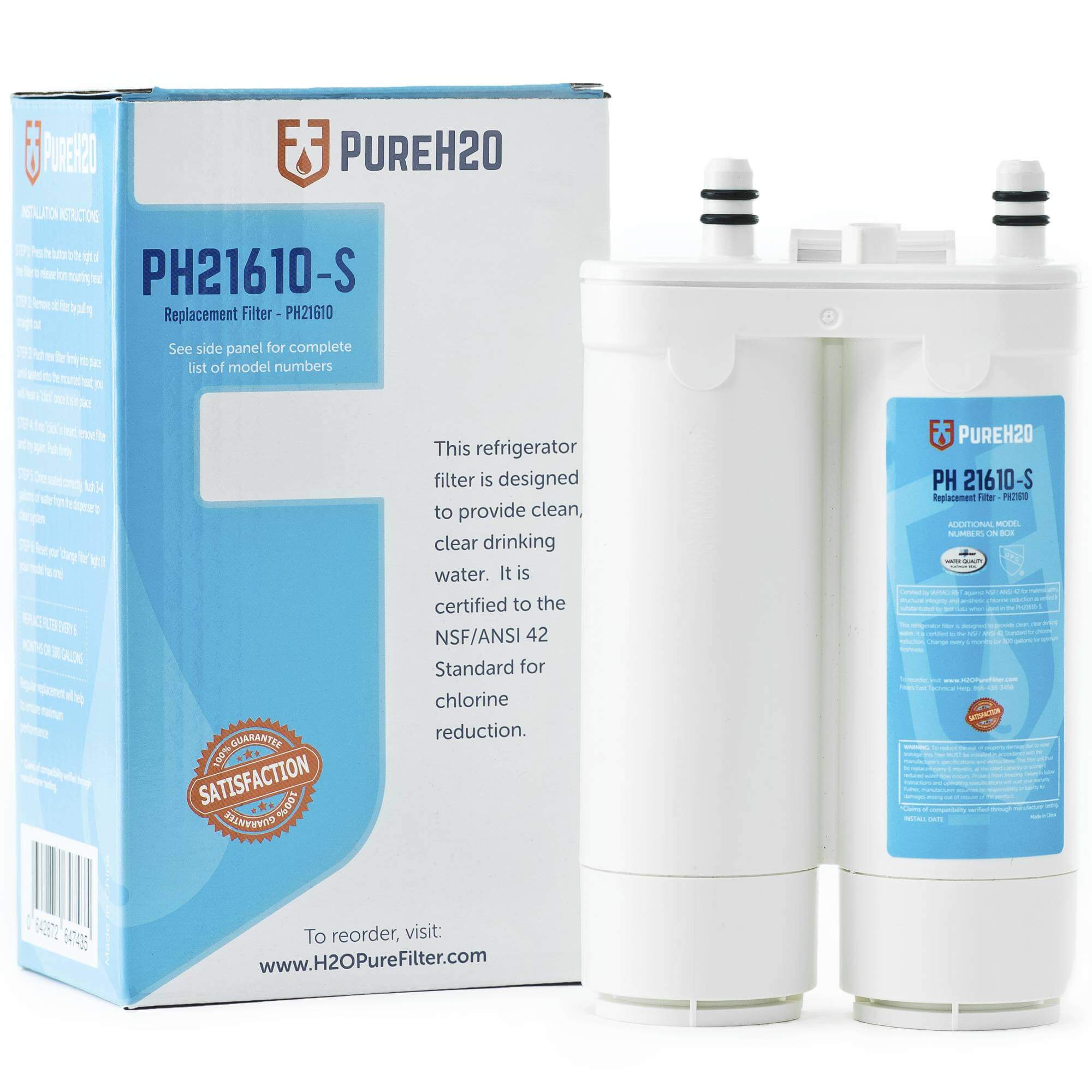 PureH2O PH21610 Replacement for Filters Fast&reg; FF21610