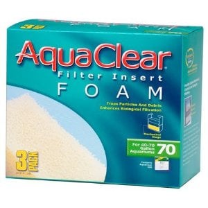 AquaClear Aquarium Filters AQUACLEAR 70 replacement part Hagen AquaClear 70 - A1396 Foam Insert