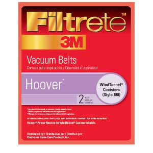 Hoover WindTunnel Vacuum Belts - Style 180 12-Pack