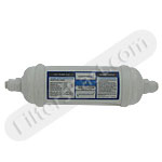 Hydronix 6" Inline Coconut Filter 1/4" Quick Conn.