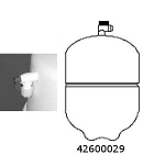 Four Gallon Reverse Osmosis Tank & Shutoff Valve