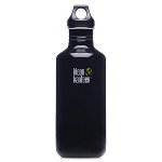 Klean Kanteen 40 oz Bottle & Loop Cap - Black