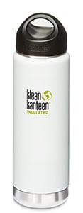 Klean Kanteen 20oz Insulated Water Bottle - White