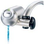 PUR Faucet Mount Filter 3-Stage Horizontal Steel