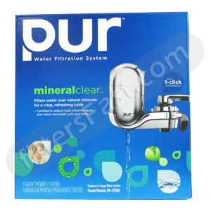 PUR Faucet Mount Filter System 3-Stage Chrome