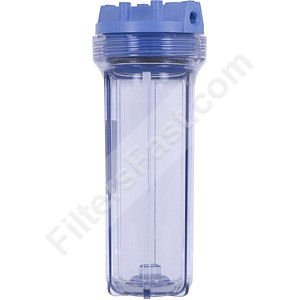 Pentek 158008 3/8" NPT Slim Line 10" Clear Housing