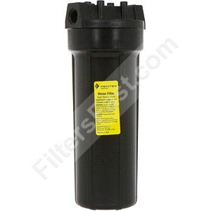 Pentek 158319 1/2" Slim Line Black HT Housing