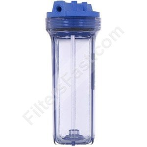 Pentek 158616 3/8" 3G Slim Line 10" Clear Housing
