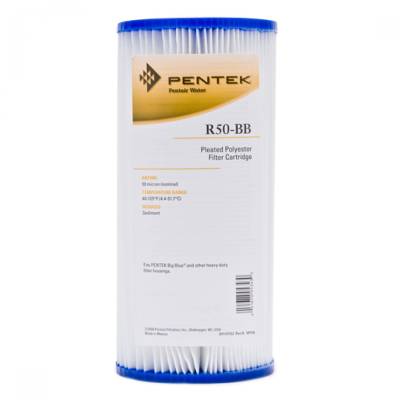 Pentek Whole House Filters CULLIGAN HD-950 replacement part Pentek R50-BB Pleated Polyester Filter - W50PEHD
