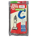 Dirt Devil Vacuum Filters, Bags & Belts ALL DIRT DEVIL DELUXE VACUUM CLEANERS replacement part Dirt Devil Type C Vacuum Bags - 3-Pack Microfresh