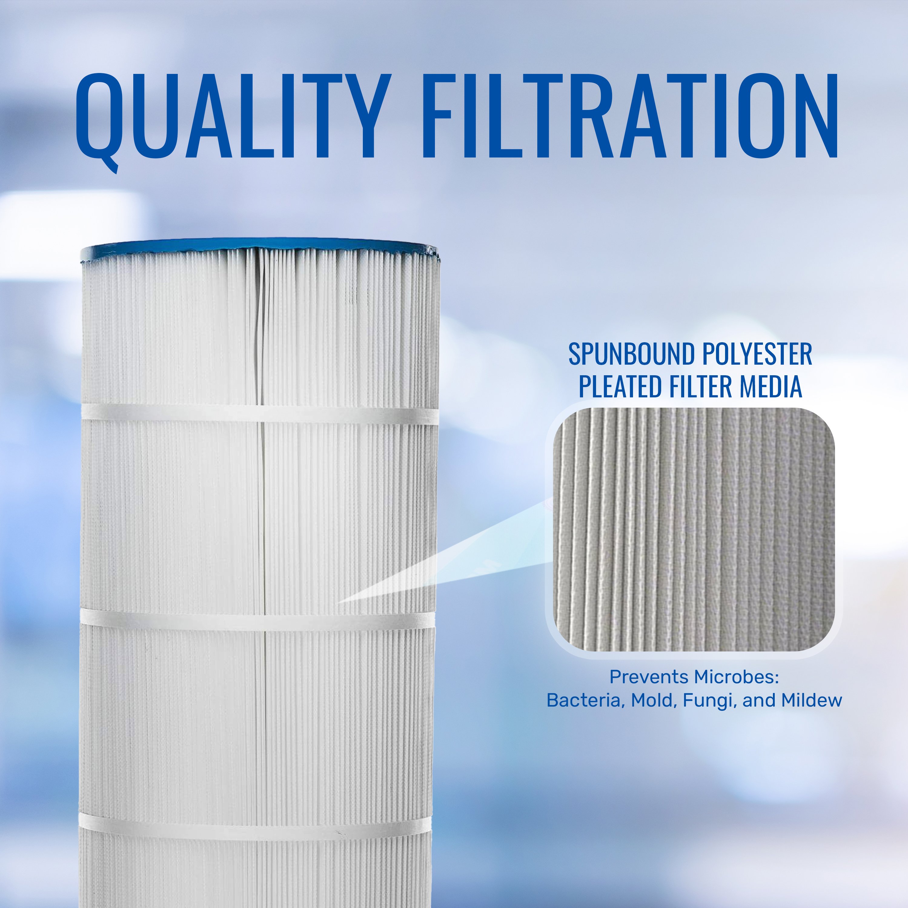 Filters Fast® FF-0121 Replacement Pool & Spa Filter Cartridge