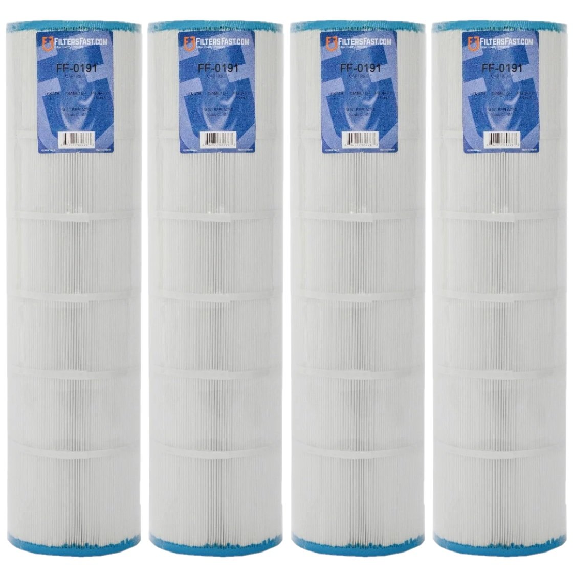 Filbur FC-0810 - 4-Pack by Filters Fast&reg; FF-0191 Replacement
