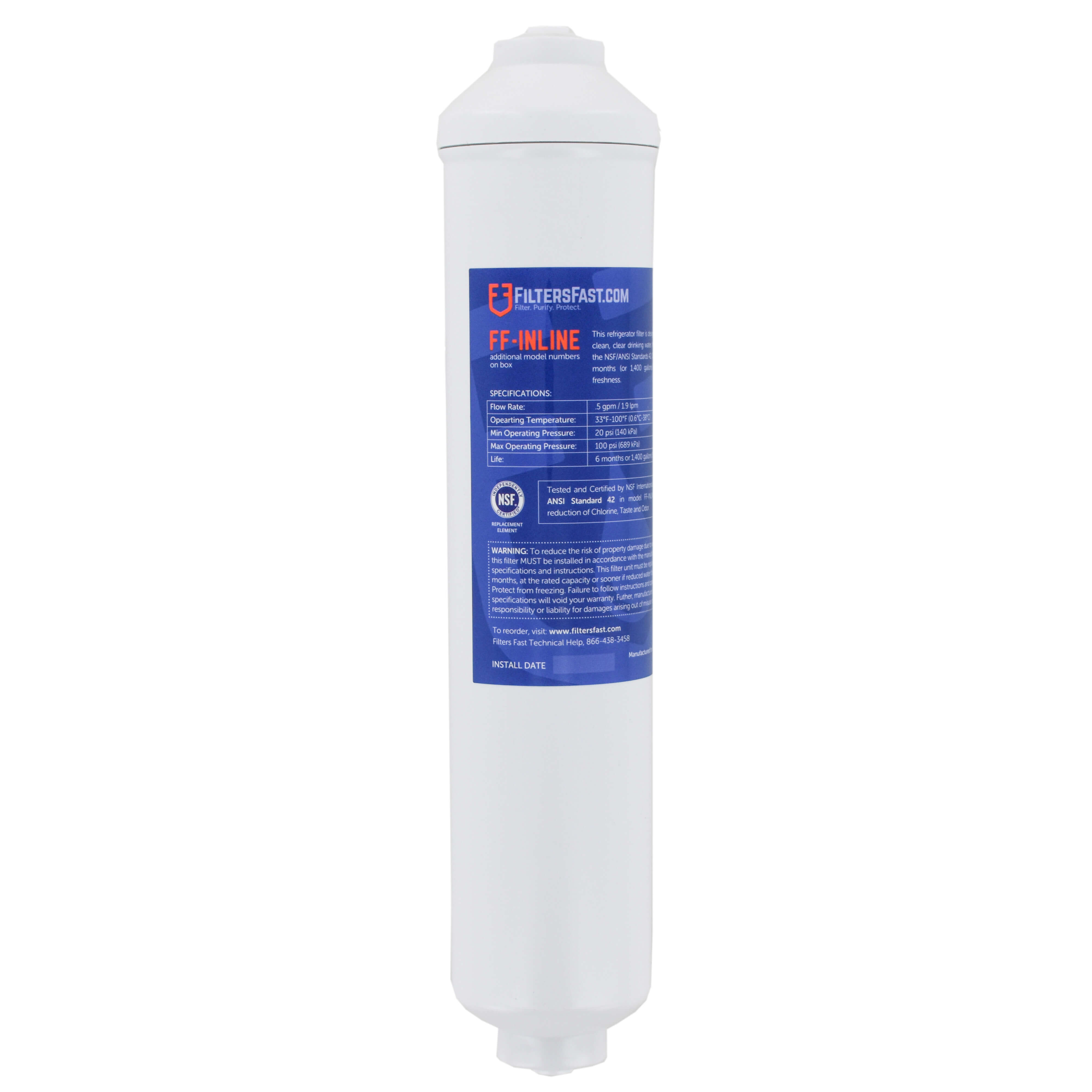 Filters Fast&reg; FF-INLINE Replacement for Water Sentinel WSI-2