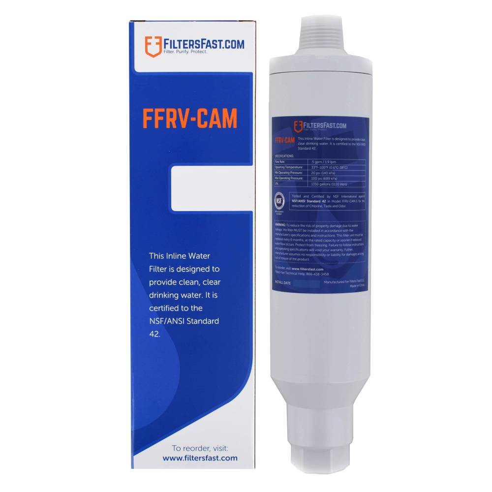 Filters Fast&reg; FFRV-CAM Inline Water Hose Filter for Garden and RV