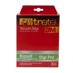 3M Filtrete Vacuum Filters, Bags & Belts BISSELL DIGIPRO 6900 SERIES CANISTER replacement part Filtrete 66701 Bissell Digi Pro 3 Allergen Bags 18-Pack