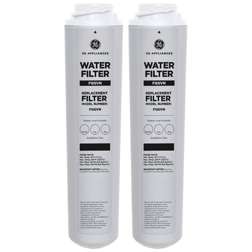 GE Water Filter GXSL55F replacement part GE FQSVN Replacement For GE FQSVF Dual Stage Water Filters- 2-Pack