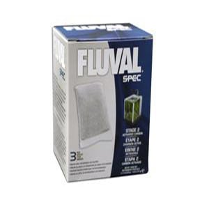 Fluval A1377 Spec Carbon Filter Cartridge 3-Pack