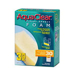 AquaClear Aquarium Filters AQUACLEAR 30 replacement part AquaClear 30 - A1392 Foam Filter Insert 3-Pack