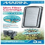 Hagen Aquarium Filters MARINA S10 replacement part A291 Marina Slim Filter Carbon Cartridge - 3-Pack