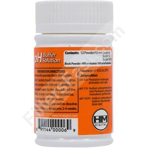 HM Digital pH Buffer Solution Variety Pack