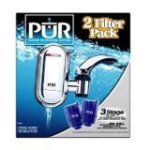 PUR 3-stage Faucet system, 2 filters & Free Bottle