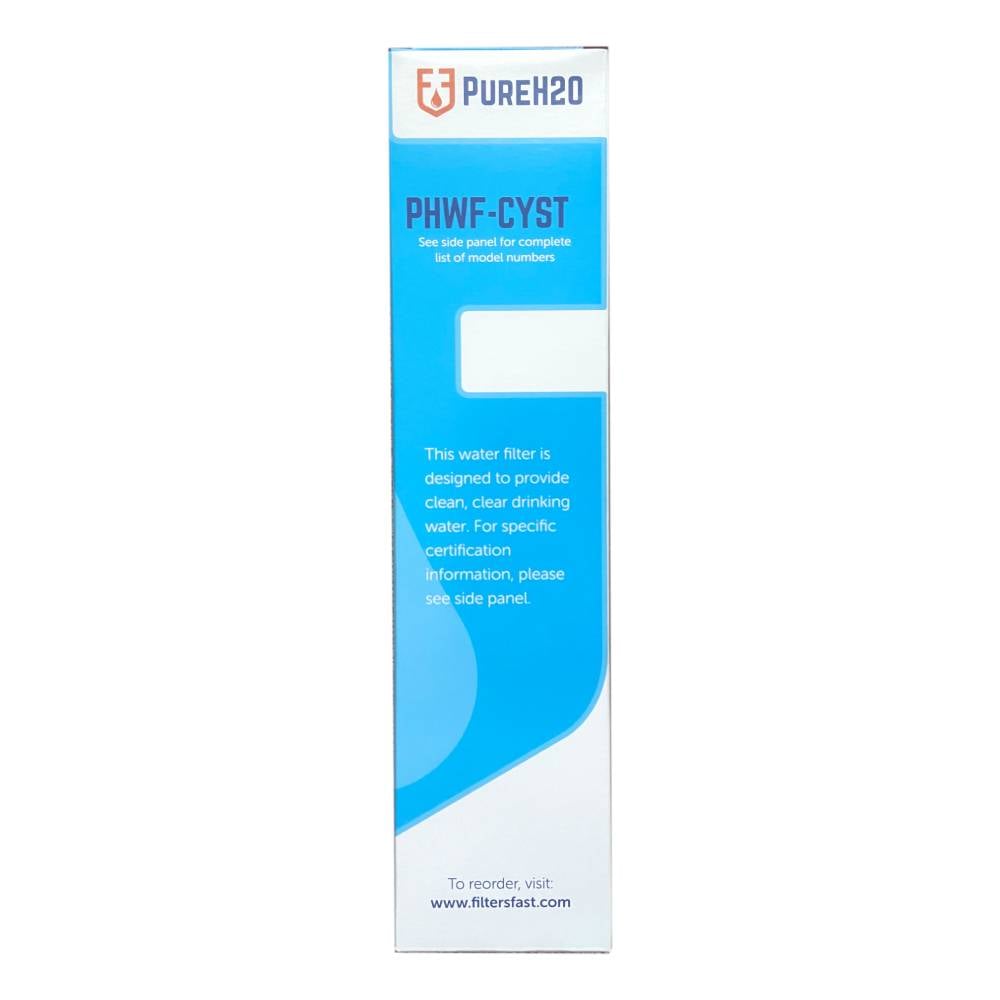PureH2O PHWF-CYST Replacement for EcoAqua EWF-8000A