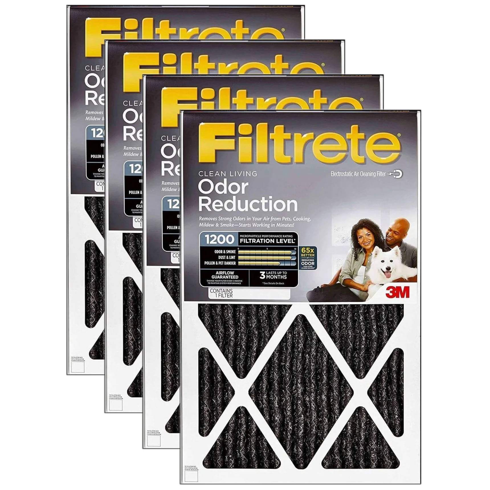 Modigt 20-Pack Charcoal Carbon Air Vent Filters – 4x12 Inch, Furnace Floor Register, Direct Fit