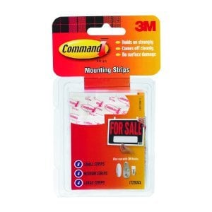 3M Command Hook Strips - 8 Small, 4 Med., 4 Large