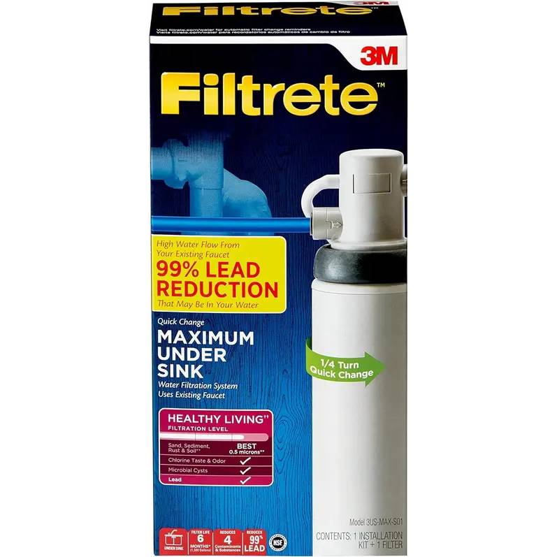3M Filtrete 3US-MAX-S01 Maximum Under Sink Filtration System