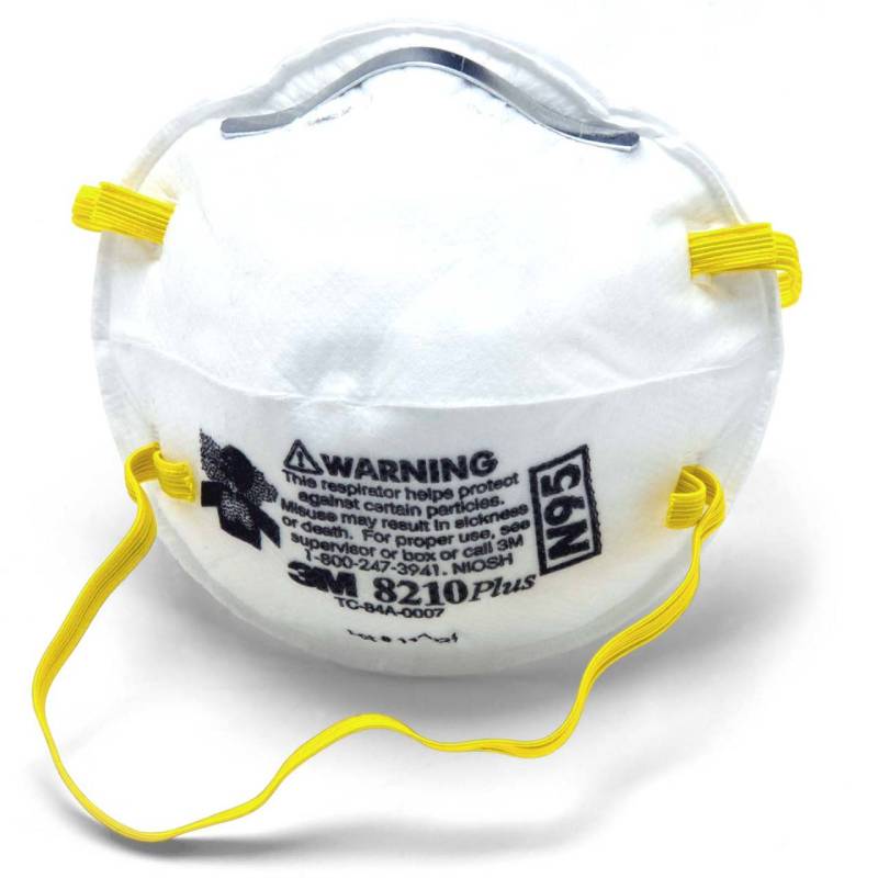 3M 8210 Particulate Respirator Mask - N95, 20-Pack