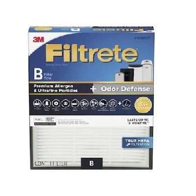 3M Filtrete 1150097 True HEPA Air Purifier Filter