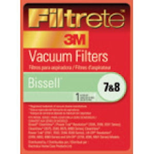 Bissell Vacuum Filter Style 7 & 8 by 3M Filtrete 2-Pack