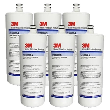 3M Cuno CFS8000-S Replacement for SGF-8000S, Scale Inhibitor Filter Cartridge - 6-Pack