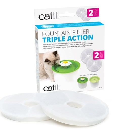 Catit 43745 Triple Action Fountain Filter