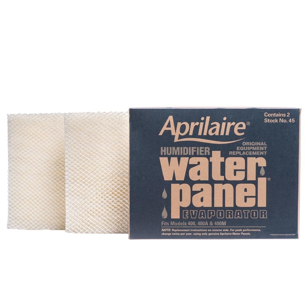 Genuine Aprilaire 45 Humidifier Water Panel Filter 2 PACK for Aprilaire 400 NEW 