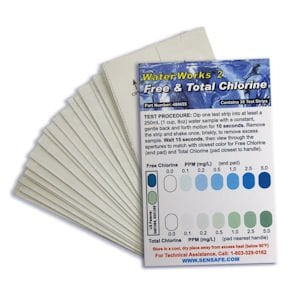 WaterWorks™ 2 Free & Total Chlorine Test Strips
