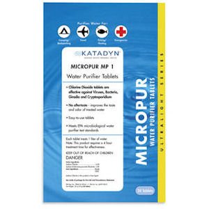 Katadyn Micropur MP1 Emergency Water Tabs