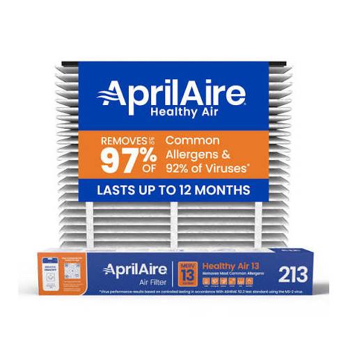 Genuine AprilAire 213 20x25x4 MERV 13 Healthy Home Air Filter