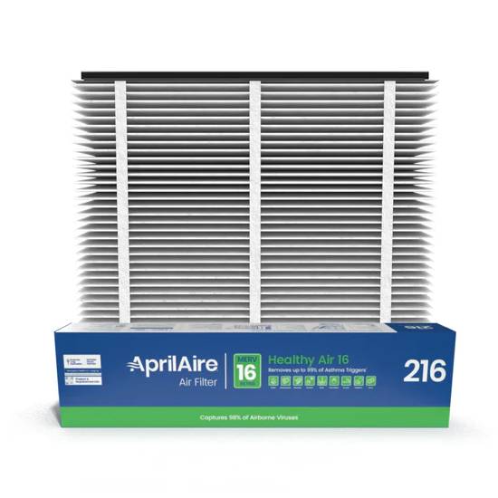 Genuine AprilAire 216 20x25x4 MERV 16 Healthy Air Filter