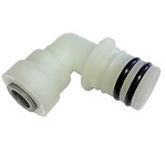 Smart Pump Valves, Fittings and Tubing AQUATEC 550 replacement part Smart Pump 1/2" Quick Connect Elbow Fitting