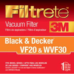 Black & Decker VF20 & WVF30 Vacuum Filter 2-Pack