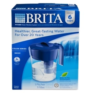 Brita Classic Water Filter Pitcher Dark Blue Color