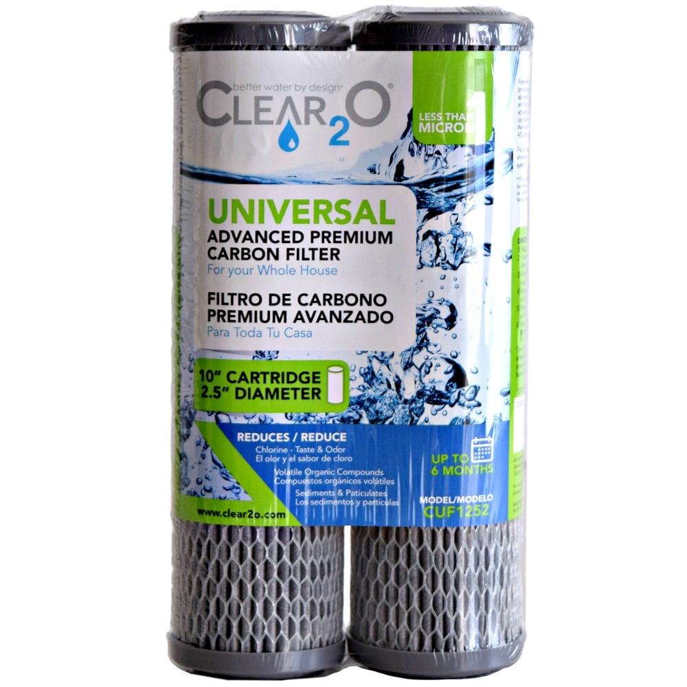 Clear2O CUF1252 Premium Carbon Universal Filter