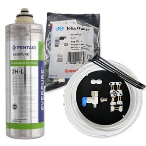Clover IK-2HL Water Dispenser Install Kit w/Filter